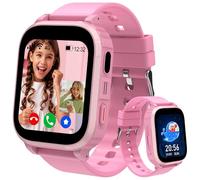 Ruopoem Montre Connectée Enfant 4G GPS, Appel Vidéo, Chat Vocal, SOS | localisation en temps réel, téléphone, chat familial, réveil, appareil, ip68, mode classe, jeux, cadeau filles garçons