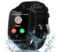 Ruopoem Montre Connectée Enfant 4G GPS, Appel Vidéo, Chat Vocal, SOS | localisation en temps réel, téléphone, chat familial, réveil, appareil, ip68, mode classe, jeux, cadeau filles garçons