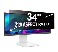 ruord Filtre de Confidentialité pour 34 Pouces 21:9 (79.8x34cm) Moniteur,Anti-Lumière Bleue & Anti-Reflet, Amovible | Filtre Vie Privée PC pour Bureau