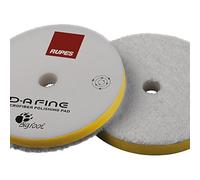 Rupes Tampon en microfibre D-A COARSE, FINE, ULTRA-FINE en différentes tailles pour polir votre voiture (130 mm, Fine jaune)
