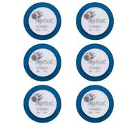 RUPES Lot de 6 tampons en mousse grossière à oribitale aléatoire (bleu) Ø 34/40 mm