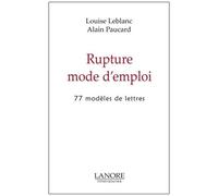 Rupture Mode D'emploi - 77 Modèles De Lettres