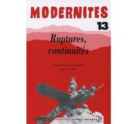 Ruptures continuites - Y. Vade - Presses Universitaires Bordeaux - broché - Livre