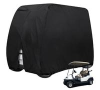 Ruqingg Couvercle de voiturette de Golf, Enceinte la voiturette Golf imperméable imperméable 210D, Couvercle poussière Robuste, 108.27x48.03x66.14 Pouces