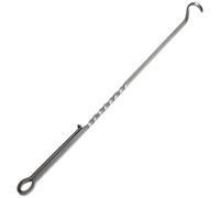 Ruqingg Crochet de Viande, nageoires Alimentaires en Queue de Cochon en métal 12 Pouces, lavables et réutilisables Flipper Steak réversible pour Les grillades et Fumer du Crochet Viande
