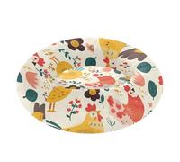 Rural Chickens Lit apaisant en forme de beignet pour chien de très petite taille Taille M