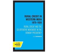Rural Credit In Western India 1875-1930