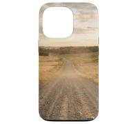 Rural Gravel Road Campagne Scenic Winding Path Coque pour iPhone 13 Pro