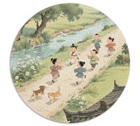 Rural Scenery 1000 Pièces Puzzle Amusant, Stimulant Et Stimulant Cadeaux pour La Famille Et Les Amis Jeu Familial Puzzle Para Adultos Y Niños 1000pcs (67.5x67.5cm)