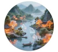 Rural Scenery 1000 Pièces Puzzle Images Vibrantes Cadeaux pour La Famille Et Les Amis Jeu Créatif Puzzle Para Adultos Y Niños 1000pcs (67.5x67.5cm)