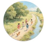 Rural Scenery 1000 Pièces Puzzle Soulage Le Stress Cadeaux pour La Famille Et Les Amis Jeu Créatif Puzzle Geeignet Für Erwachsene Und Kinder 1000pcs (67.5x67.5cm)