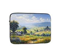 Rural scenery Housse pour ordinateur portable 13" Motif imprimé paysage rural - Fin et portable, adapté pour le bureau, les voyages et les trajets