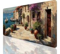 Rural Tapis de Souris XXL 900 x 400 mm,Grand Tapis de Souris Paysage Design avec Bords Cousus 3mm,Mouse Pad Gaming Accessoire Bureau Desk Decoration,Imperméable Résistant à Usure Lavable,Gifts,o-222