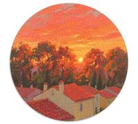 Rural Town Puzzle 1000 Pièces Educa Jouet en Bois Cadeau Unique Décoration Intérieure Building Jeu Éducatif Challenge Toy Adultes Et Enfants À Partir De 14 Ans 1000pcs (67.5x67.5cm)