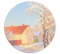 Rural Town Puzzle 1000 Pièces Educa Jouet en Bois Divertissement Créatif De l'art De La Décoration Building Jeu Éducatif Challenge Toy pour Adultes Et Enfants À Partir De 12 Ans 1000pcs (67.5x67.5cm)