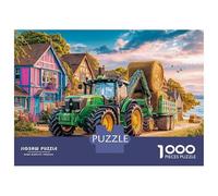 Rural Tractor Puzzle 1000 Pièces avec Assemblage Fluide, Puzzle Adulte Old Farm Viewimpossible Difficile Très Difficile Défiante pour Une Activité en Famille, Cadeau De Retraite 7