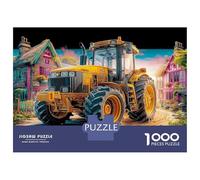 Rural Tractor Puzzle 1000 Pièces avec Clic Parfait, Puzzle Adulte Village Artultra Difficult Puzzle pour Un Jeu De Puzzle De Fête, pour Les Amateurs D'éni