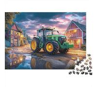 Rural Tractor Scene 1000 Pieces Recy nfants Paysage de Ferme Jigsaw Puzzle Éducatif Développement Enfantin Jeu de Famille Cadeau 52x38cm/1000 Pieces