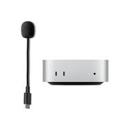 Rurararu Microphone USB C pour Mac mini M4 compatible avec MacBook Pro/Air, ordinateur de bureau de type C Boom MIC