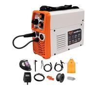 RURIS AS130FULL Poste à souder Inverter 130A - MIG/MAG, LIFT TIG, MMA, 3 en 1 - Fil fourré sans gaz, Affichage digital, 230V, léger et portable, 7 kg