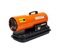 RURIS - Canon à Chaleur Diesel VULCANO 2000S - Thermostat Digital Intelligent, Débit d'Air 550 m³/h - Chauffage Industriel pour Atelier et Chantier - Réservoir 12 L - Puissance 20 kW (68 240 BTU)