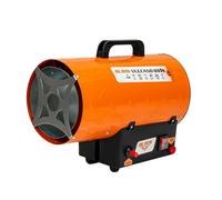 RURIS Chauffage à gaz portable VULCANO 881S 10 kW, 34 120 BTU, débit 320 m³/h, allumage piezo, régulateur et tuyau inclus, chauffage industriel propane GPL