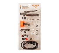 RURIS Kit Universel Full pulverisateur avec poignee au manometre, Duse Fleur, Duse Conique Double, Duse sigal, Duse ajoustable, Duse en Laiton, Duse avec 3 troues(3 Pieces), lot Joints, tuyeau 1.2m