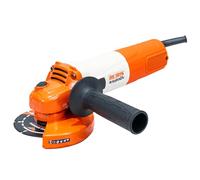 RURIS Meuleuse d’angle électrique RA1200V 1200W, disque 125 mm, vitesse variable 3000-11000 tr/min, système Power Off, outil polyvalent pour coupe et meulage métal, béton, pierre, bois