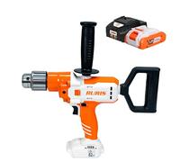 RURIS Perceuse visseuse sans fil RMX1390 130Nm, moteur sans balais, 2 vitesses, LED, mandrin 16mm + Kit batterie 20V 4Ah et chargeur