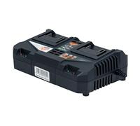 RURIS POWER FOR NATURE Chargeur Double 44E - Chargeur Rapide et Efficace pour Deux Batteries simultanément - Tension d'entrée 200-240V - Tension de Sortie 20V - Courant de Sortie 2,5A
