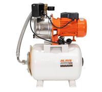 RURIS POWER FOR NATURE Station d'eau domestique avec Manomètre & Réservoir Surpresseur Aquapower 6009S 880W, reservoir 24l, profondeur max 9m, hauteur max 45m