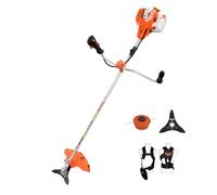RURIS Rr360, Debroussailleuse, 2,4Ch, Bobine Coupe File Professionelle, Suport Guidon Ruris Plus Comfort, Disque Triple, Harnais de Sécurité, Orange