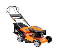 RURIS Tondeuse à Gazon Thermique Autotractée DAC 120XLS - Moteur 4 CV 161 CC, Largeur de Coupe 460 mm, Bac 55 L, 4 Fonctions : Ramassage, Éjection Arrière et Latérale, Mulching