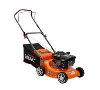 RURIS Tondeuse à Gazon Thermique DAC 100XLS - Moteur 3,3 CV 131 CC - Largeur de Coupe 40 cm - Bac de Ramassage 45 L - Surface Jusqu’à 1300 m²