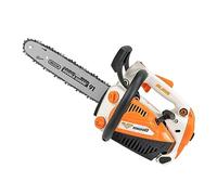 RURIS Tronçoneuse Thermique légère RM280, Moteur 2T 1,5CV, Chaine et Guide Oregon 30 cm, Auto Choke, Carburateur Walbro - idéale pour travaux de Coupe domestiques et Jardinage