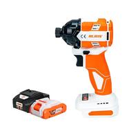 RURIS Visseuse à chocs sans fil RMX2300 230 Nm, moteur sans balais, 3300 tr/min, LED, 1/4" hex, pour vis M8-M18 + Kit batterie 20V 4Ah et chargeur