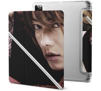 Rurouni Kenshin Étui Pour Ipad Pro 2021 Avec Porte-Stylo, Résistant Aux Chocs, Veille/Réveil Automatique, Housse De Protection Transparente Pour Tablette 11 Pouces