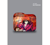 Rurouni Kenshin Wandering Samurai Anime Notebook: 8.5" X 11" ( American Standard Paper Letter Sizes ), Spacing Size 0.2" Or 5mm, 110 Pages.