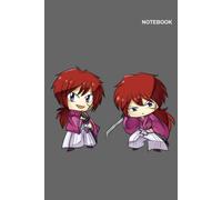 Rurouni Kenshin Wandering Samurai Chibi Notebook Cover: 6 X 9, Lined Pages, 110 Pages.