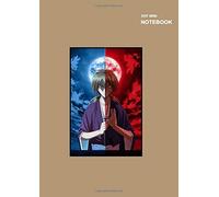 Rurouni Kenshin Wandering Samurai Notebook For Kids: Dot Grid, 110 White Pager, A4 (8.27 X 11.69 Inches).
