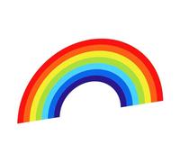 Rurunklee Autocollant Pare-brise Arc-en-Ciel Autocollant pour Voiture | Autocollants de Voiture Résistant aux Intempéries,Accessoires De Voiture Arc-en-Ciel Coloré,Autocollant De Voiture Imperméable