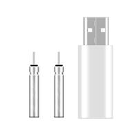 Rurunklee Batterie De Flotteur De Pêche Électronique CR425 Chargeur USB Rechargeable pour La Pêche De Nuit, Bâton Lumineux