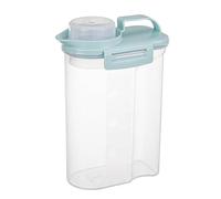 Rurunklee Boite en Plastique avec Gobelet de Mesure, Boite a Cereales Étanche, Boite Cereales Hermetique Sans BPA pour Riz, Farine & Aliments Secs, Conteneur Croquettes, SRHOM5DUP5MRERNLG6