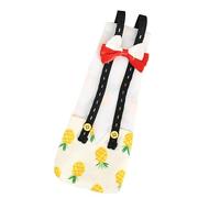 Rurunklee Couches de canard, pour poulet - Lavables - Couches de poulet lavables pour animaux de compagnie - Couches de canard réglables avec nœud papillon pour volaille