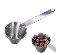 Rurunklee Cuillères à mesurer en acier inoxydable - Petite cuillère en acier inoxydable - Accessoires de cuisson, balance de cuisson portable, outils de cuisine pour distribuer des grains de café et