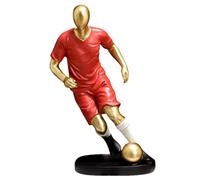 Rurunklee Figurine d'équipe de football, ornements de joueur de football | Figurine décorative de joueur de football - Modèle de football garçon à collectionner, sculpture de sportif de football ou