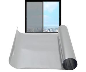 Rurunklee Film de fenêtre - Bloque la chaleur - Jetable - Film miroir polyvalent - Régulateur de chaleur - Film teinté pour fenêtre à la maison - Résistant à la chaleur