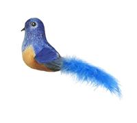 Rurunklee Jouets pour chat avec herbe à chat | Jouet en peluche en forme d'oiseau | Jouets multifonctionnels attrayants pour chat, fournitures relaxantes avec hochet en papier pour chatons animaux