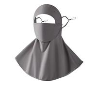 Rurunklee Masque de protection UV | Masque de sport | Protège-cou avec trou pour boire rafraîchissant, respirant, lavable, sangles d'oreilles ajustées pour le travail sur le terrain, l'agriculture, le