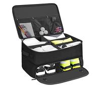 Rurunklee Organiseur de golf - Compartiment de rangement de voiture pour ranger les accessoires de golf - Pliable lorsqu' n'est pas utilisé